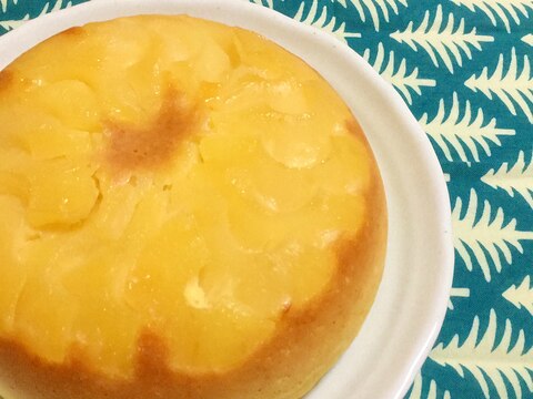 炊飯器とHMでしっとりパイナップルケーキ